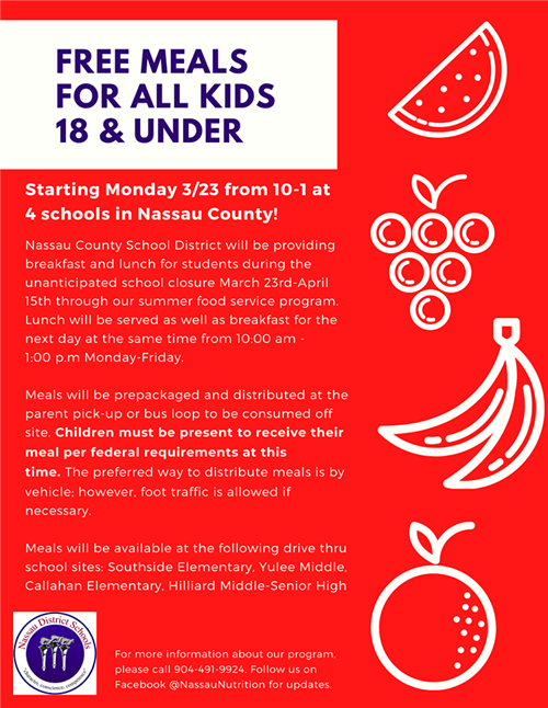 Free Meals Flyer 