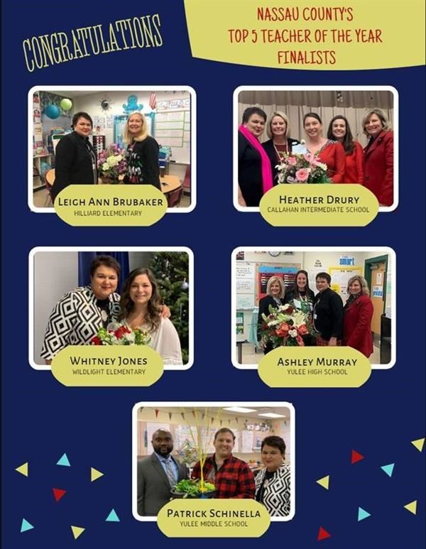 Nassau County Top 5 Teacher of the Year Finalists 