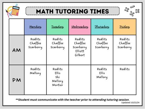 Math Tutoring