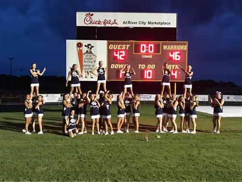 2017-2018 Cheerleaders 