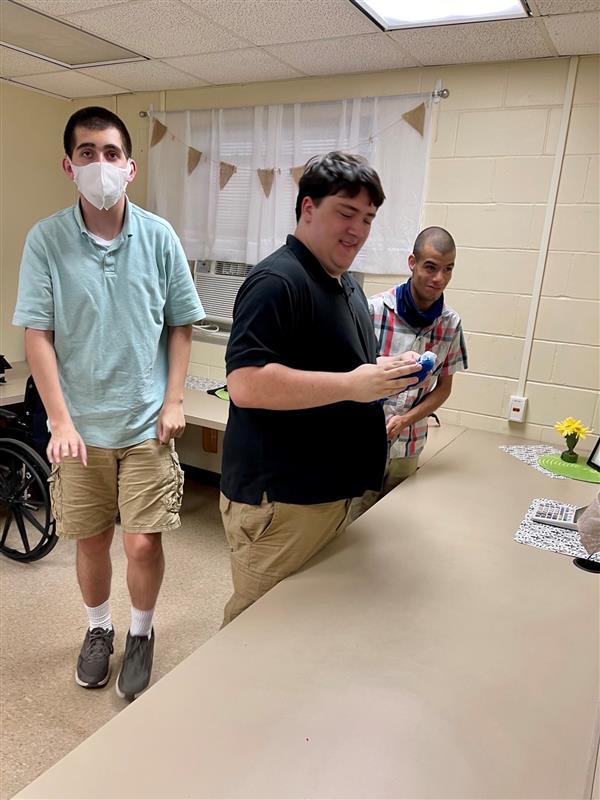 image of students in the Transition classroom